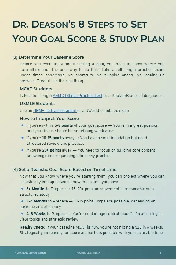 Aim High Score Higher 11